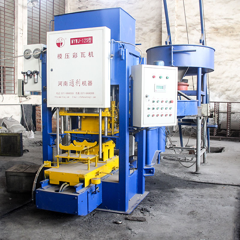 模壓式水泥彩瓦機(jī)用途，工藝流程